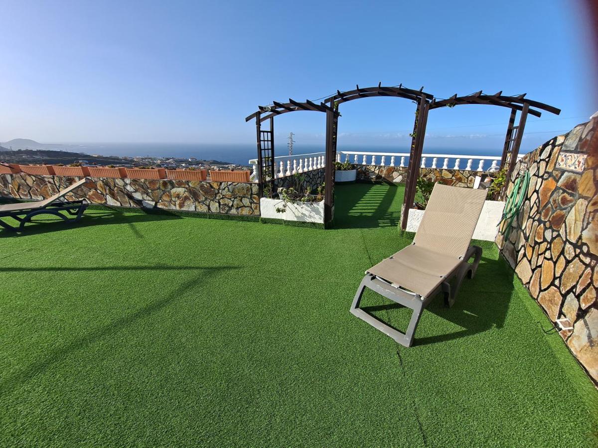 Tenerife Apartment 100M2 Casa De Don Quijote With A Terrace Of 100M2 With A View Of The Ocean And Teide Volcano And A Garden Of 600M2 อิคอดเดลอสวินอส ภายนอก รูปภาพ